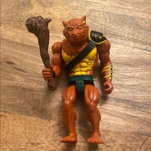 Vintage 1986 LJN THUNDERCATS  JACKALMAN with Weapon